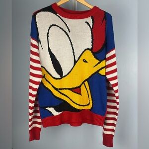 Vintage 90s Mickey & Co. Disney Donald Duck sweater